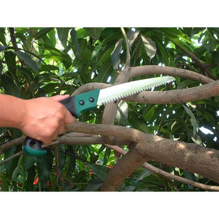 Soteck professional straight blade pruning saw with plastic scabbard