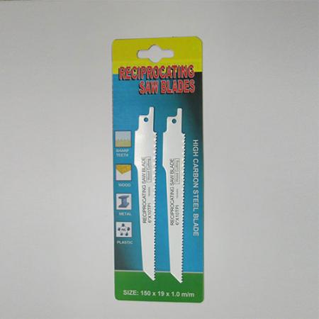 2-piece reciprocating saw blades in one pack.