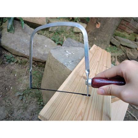 Soteck 5.5inch (140mm) deep coping saw ideal for cutting wood materials.