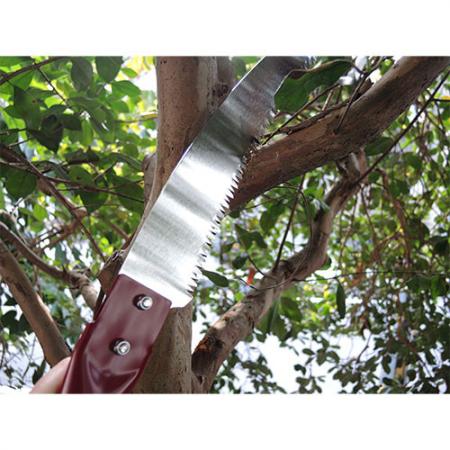 Soteck sierra de poste de hoja curva de 13 pulgadas (330 mm) con mango de tubo de hierro