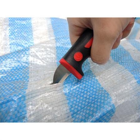 Electrician Knife for cutting canvas cloth.