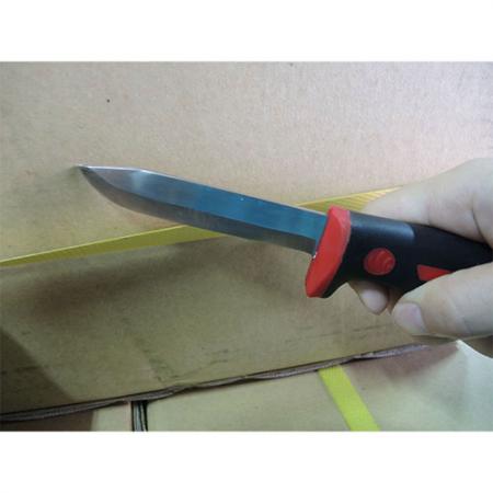 Wrecking knife for cutting packing strip.