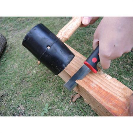 Chisel knife for cutting construction materials.