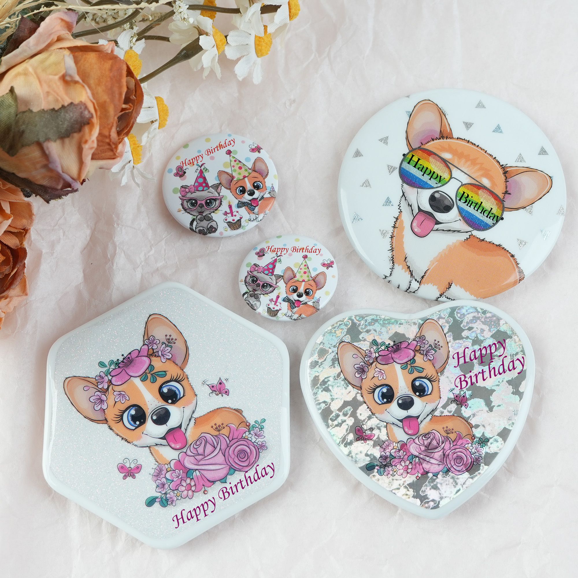 Birthday Button Pin | OEM Manufacturer of Happy Birthday Buttons ...