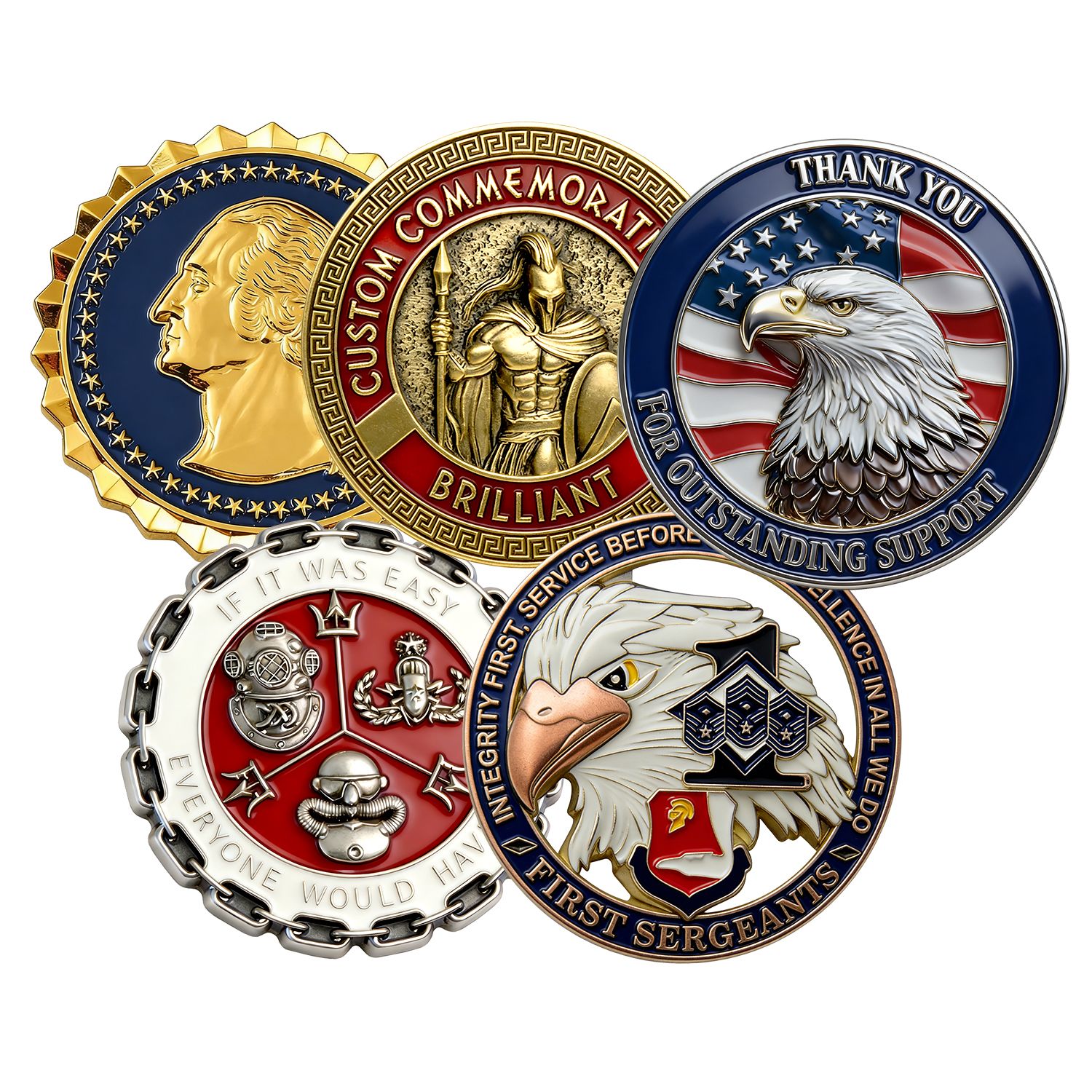 Custom 3D Challenge Coin | OEM Manufacturer of Trusted Custom 3D ...