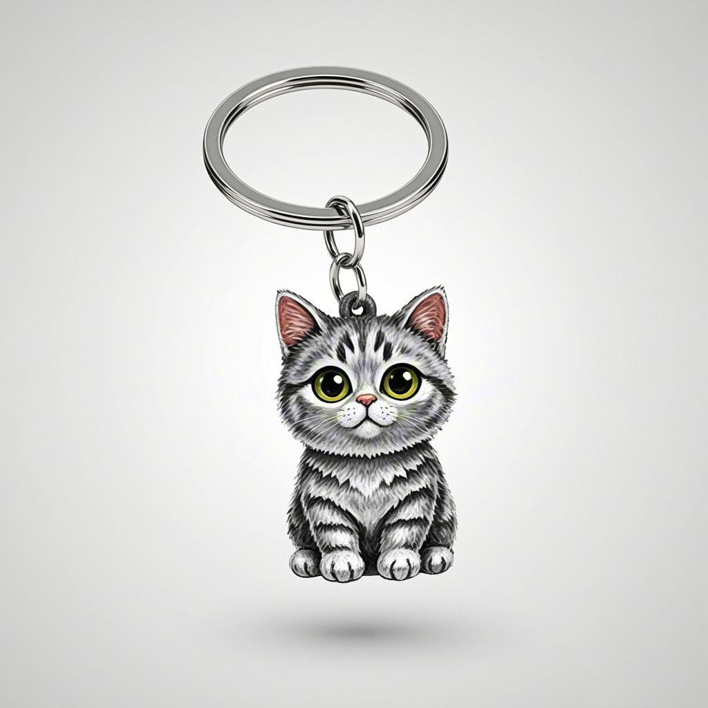 Custom 3D Printed Keychain | OEM Manufacturer of 3D UV Printed ...