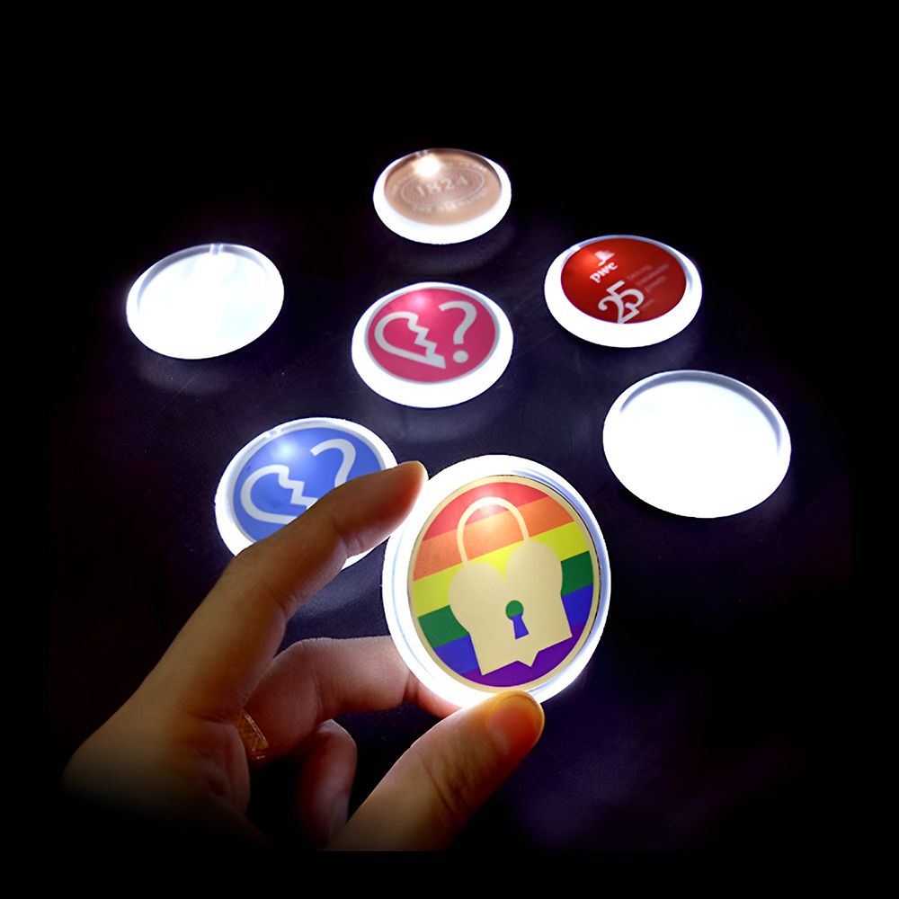 Custom Acrylic LED Flash Badges | OEM Manufacturer of Make Your Brand ...