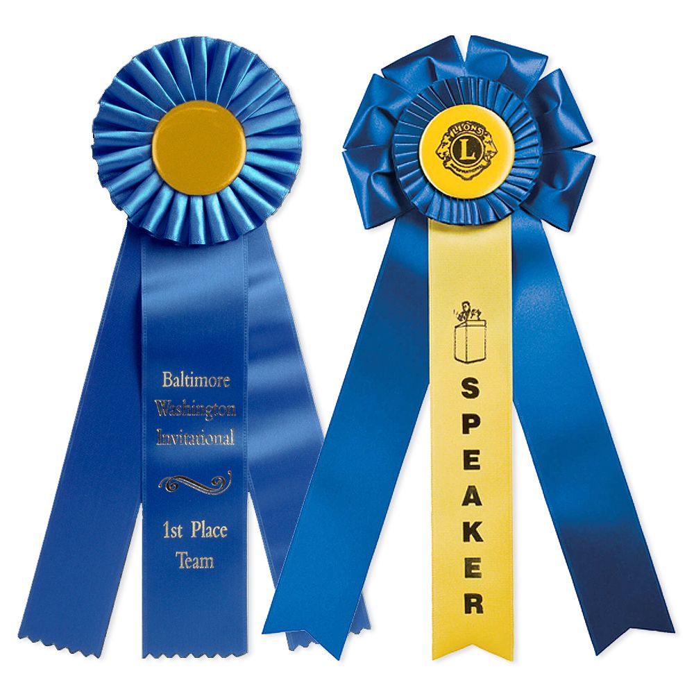 Custom Member Ribbon Custom Award Rosette Ribbon | OEM Manufacturer of Create Affordable ...