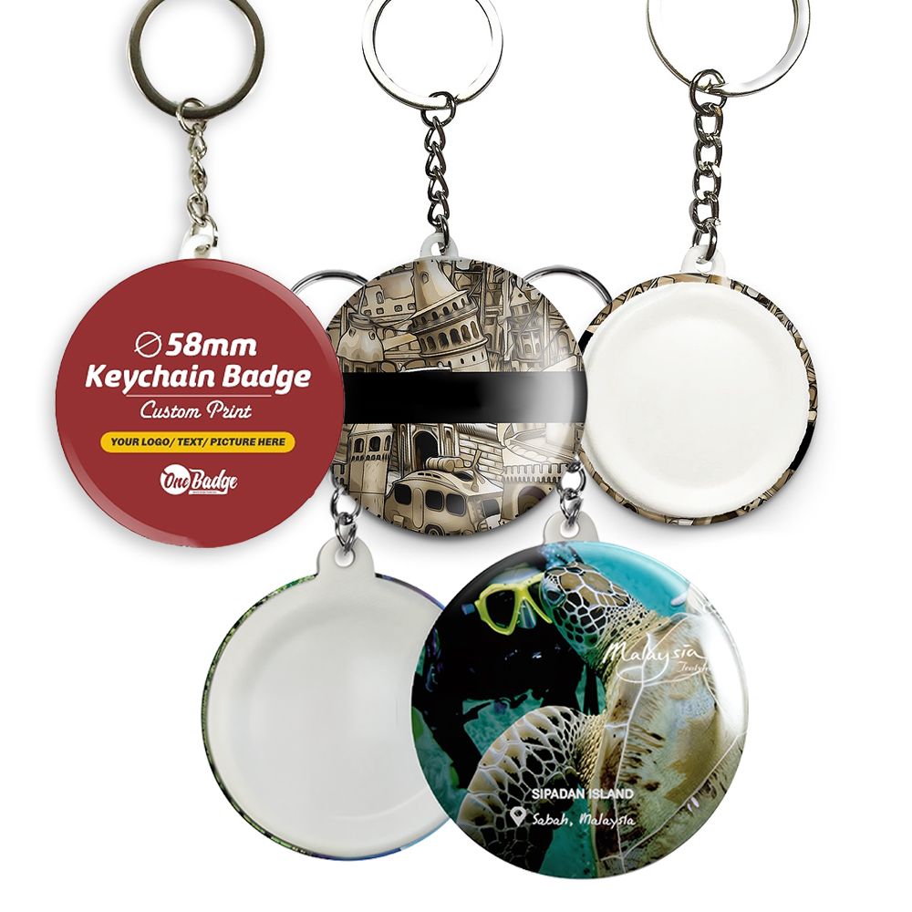 Custom Button Badge Keychain | OEM Manufacturer of Our Customizable ...