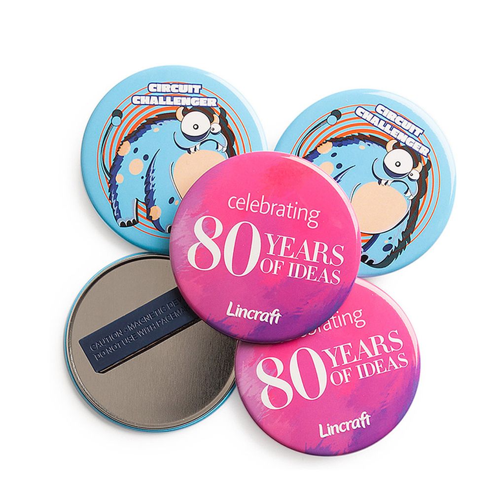 Custom Button Badge Magnet | OEM Manufacturer of Promotional Button Pin ...