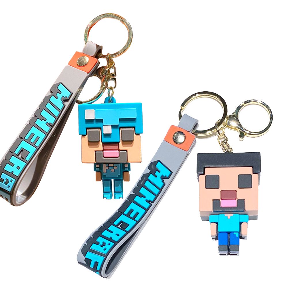 Custom Cubic Character Rubber Keyring | OEM Manufacturer of Factory ...