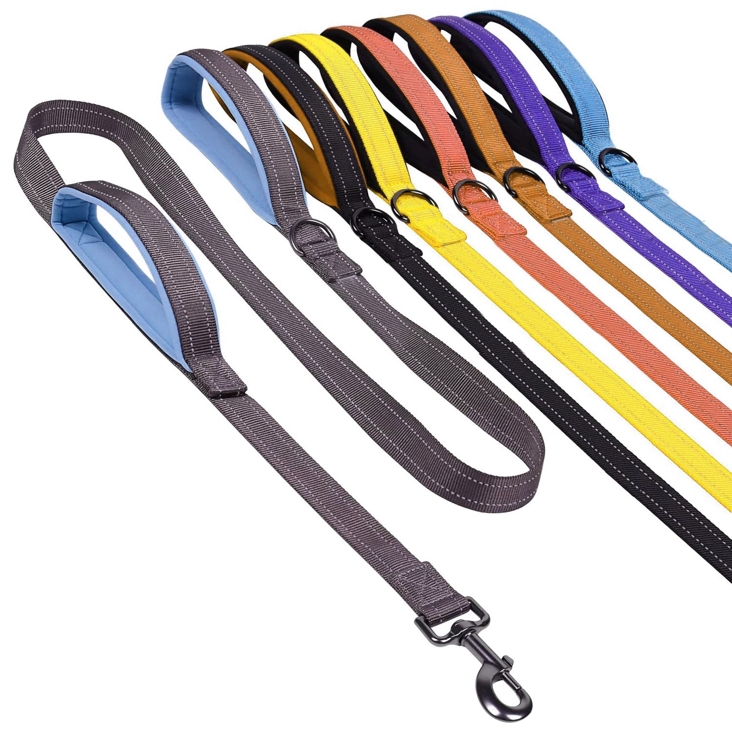 Custom Double Handle Leash | OEM Manufacturer of Two Handle Dog Leash ...