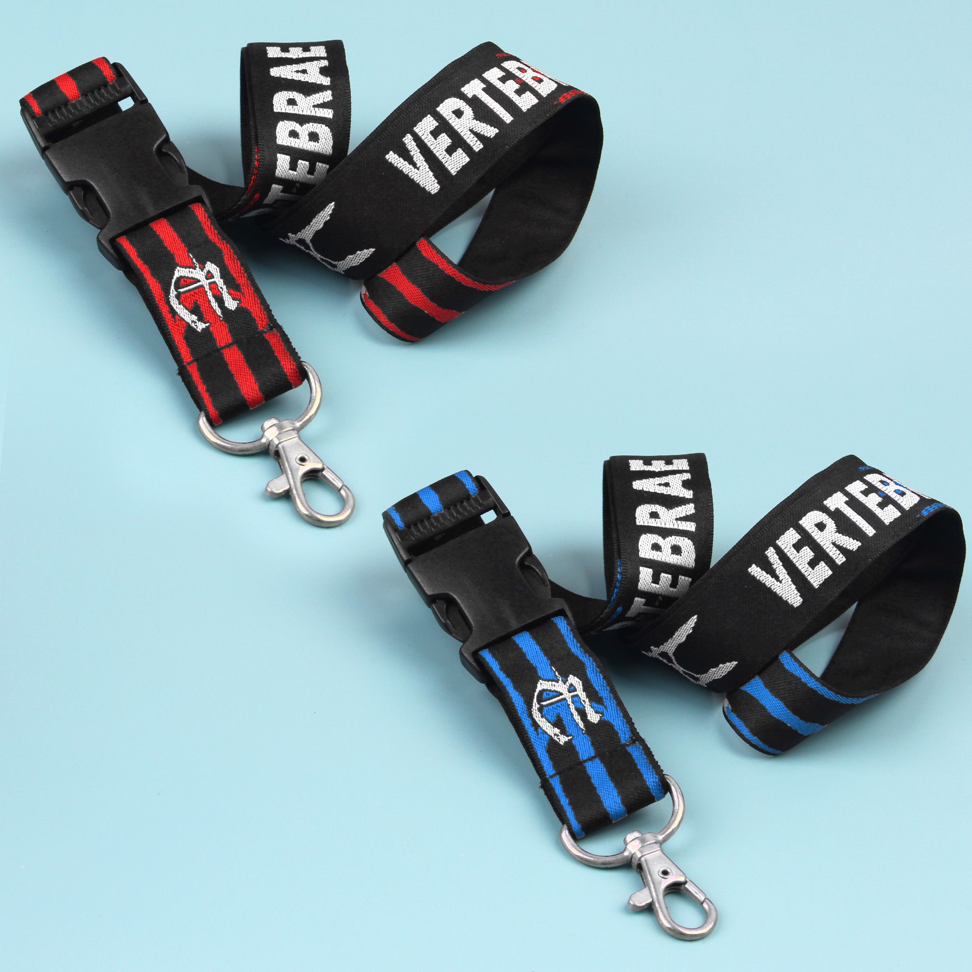 Custom Double Layered Woven Lanyard | OEM Manufacturer of Boost Your ...