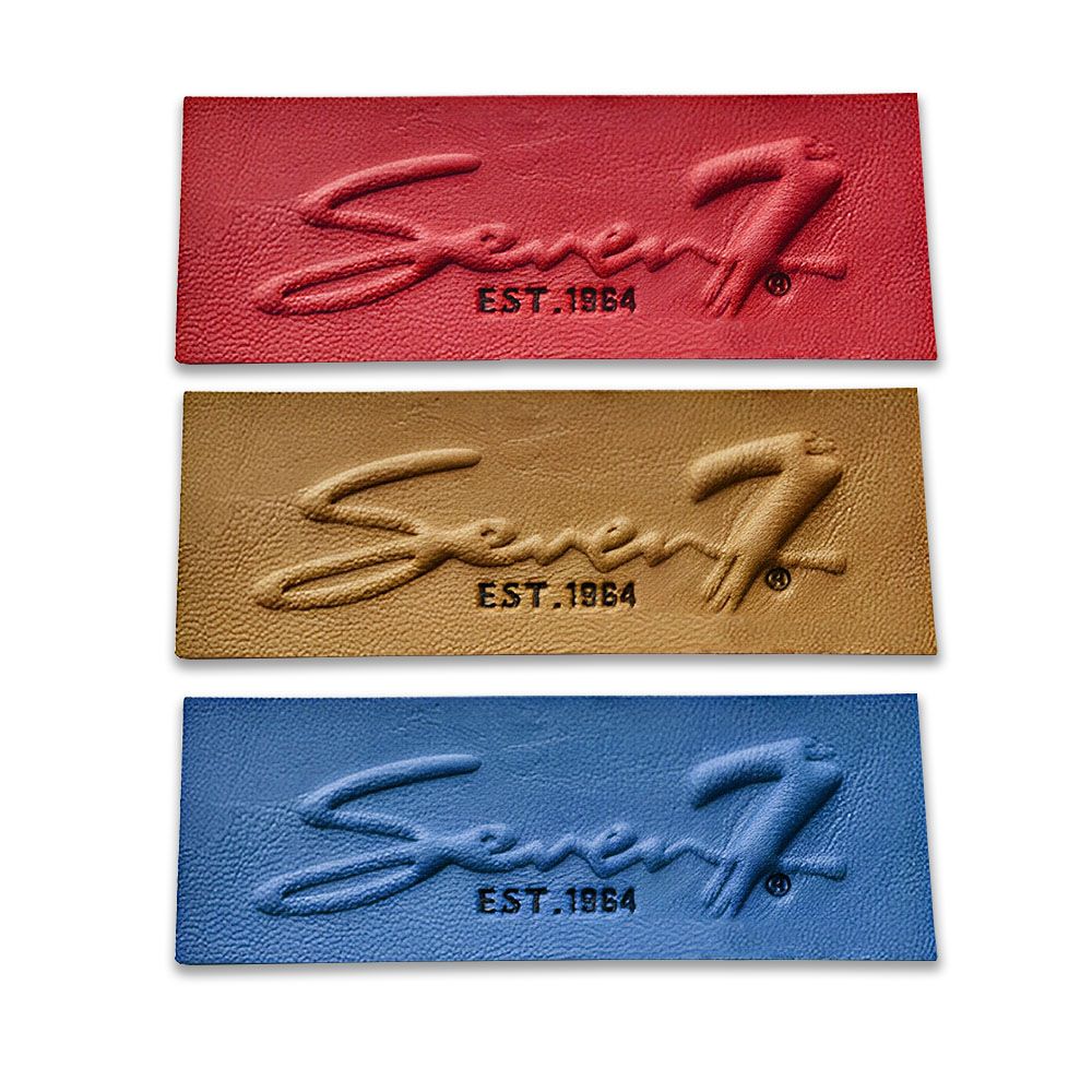 Label Backing Custom Embossed Leather Label | OEM Manufacturer of Raised Leather ...