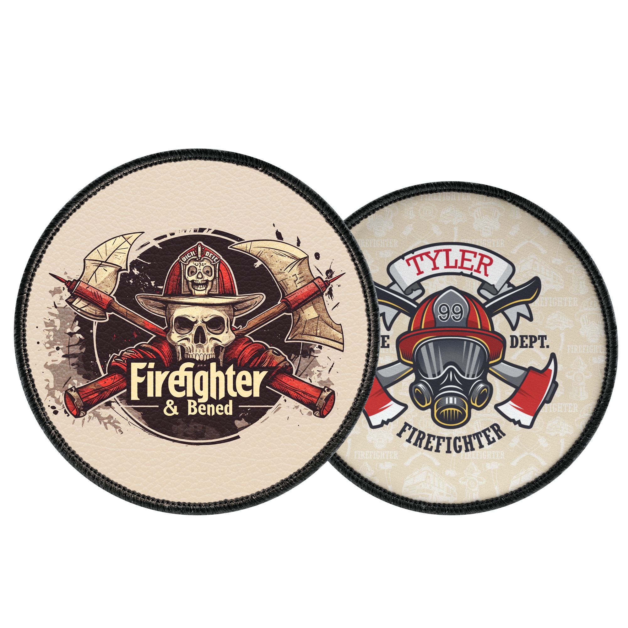 Custom Firefighter Printed Patch | High-Quality Custom Metal ...