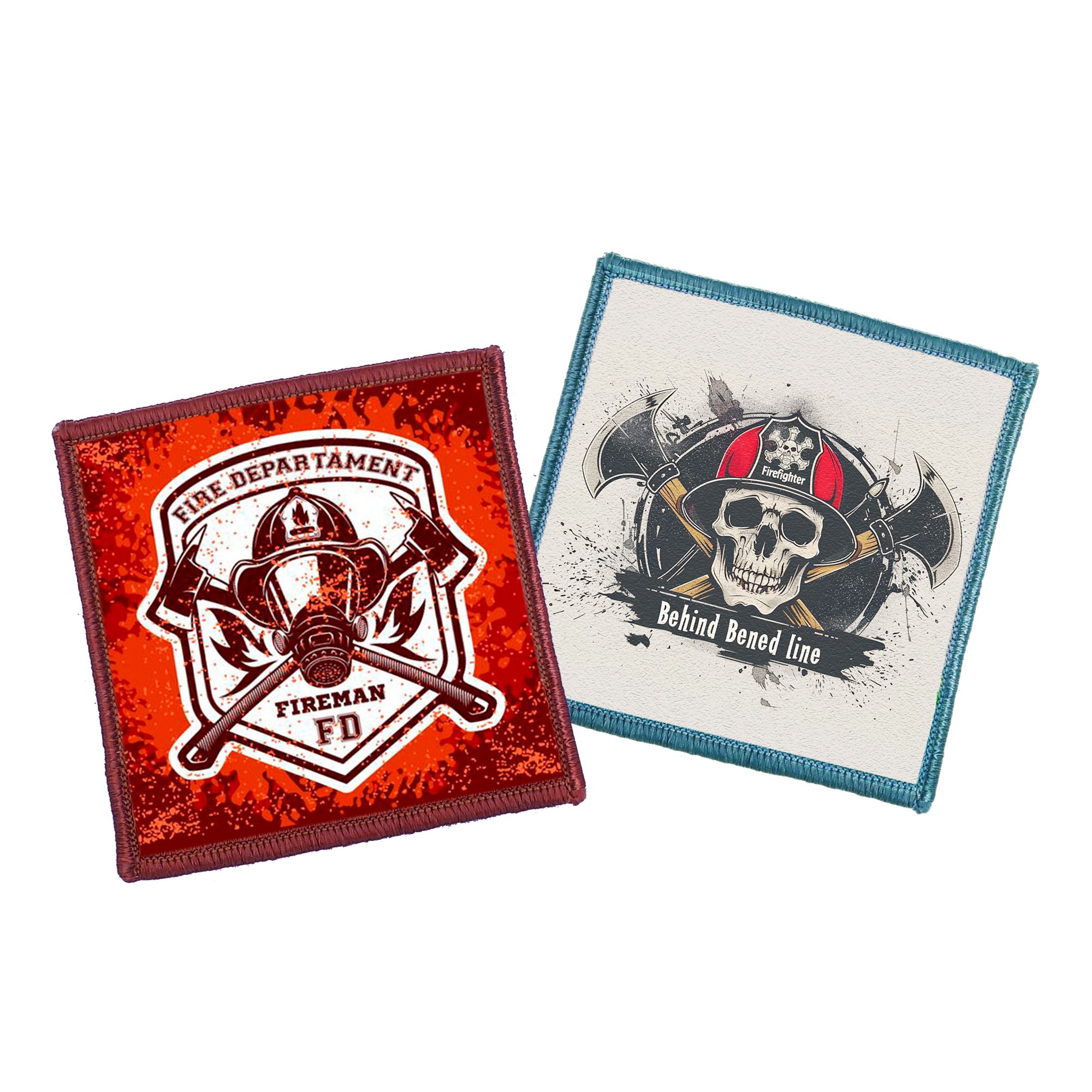 Custom Firefighter Printed Patch | OEM Manufacturer of Premium Custom ...