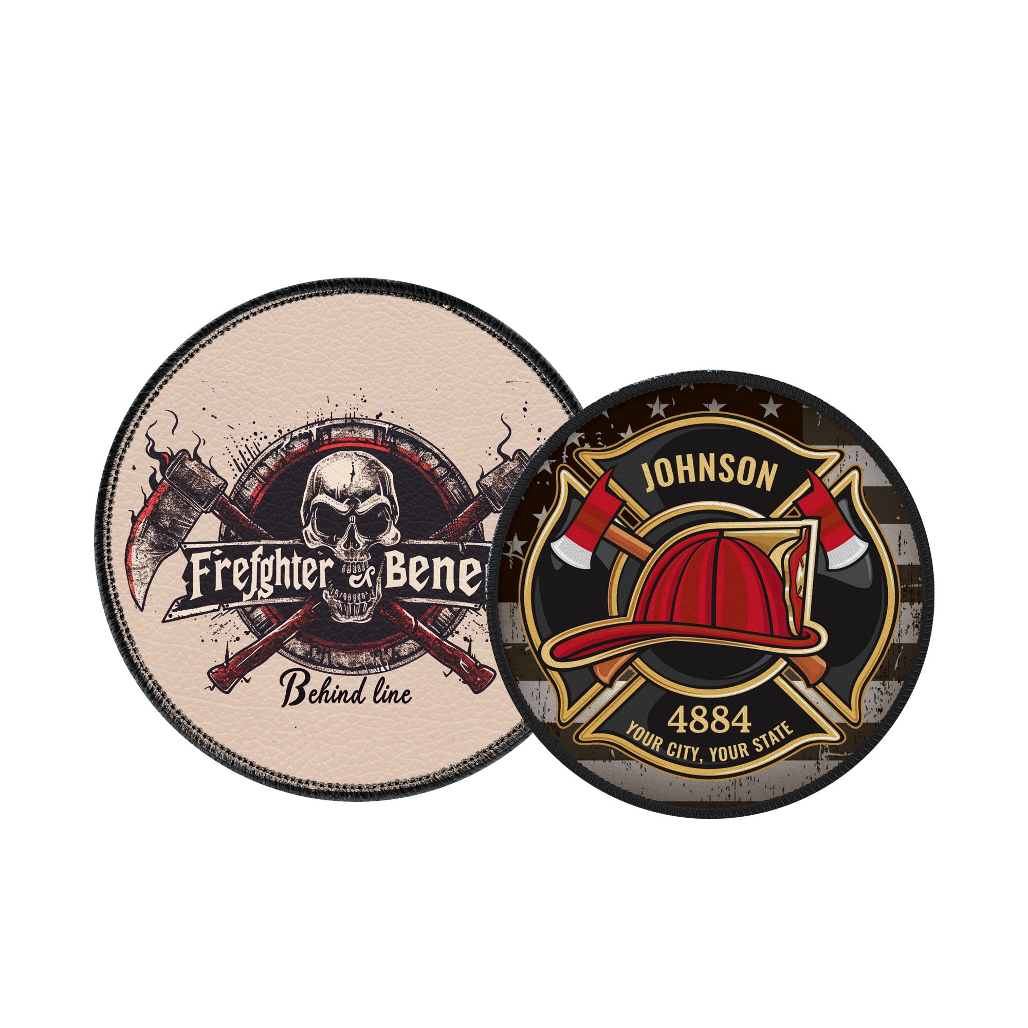 Custom Firefighter Printed Patch | High-Quality Custom Metal ...