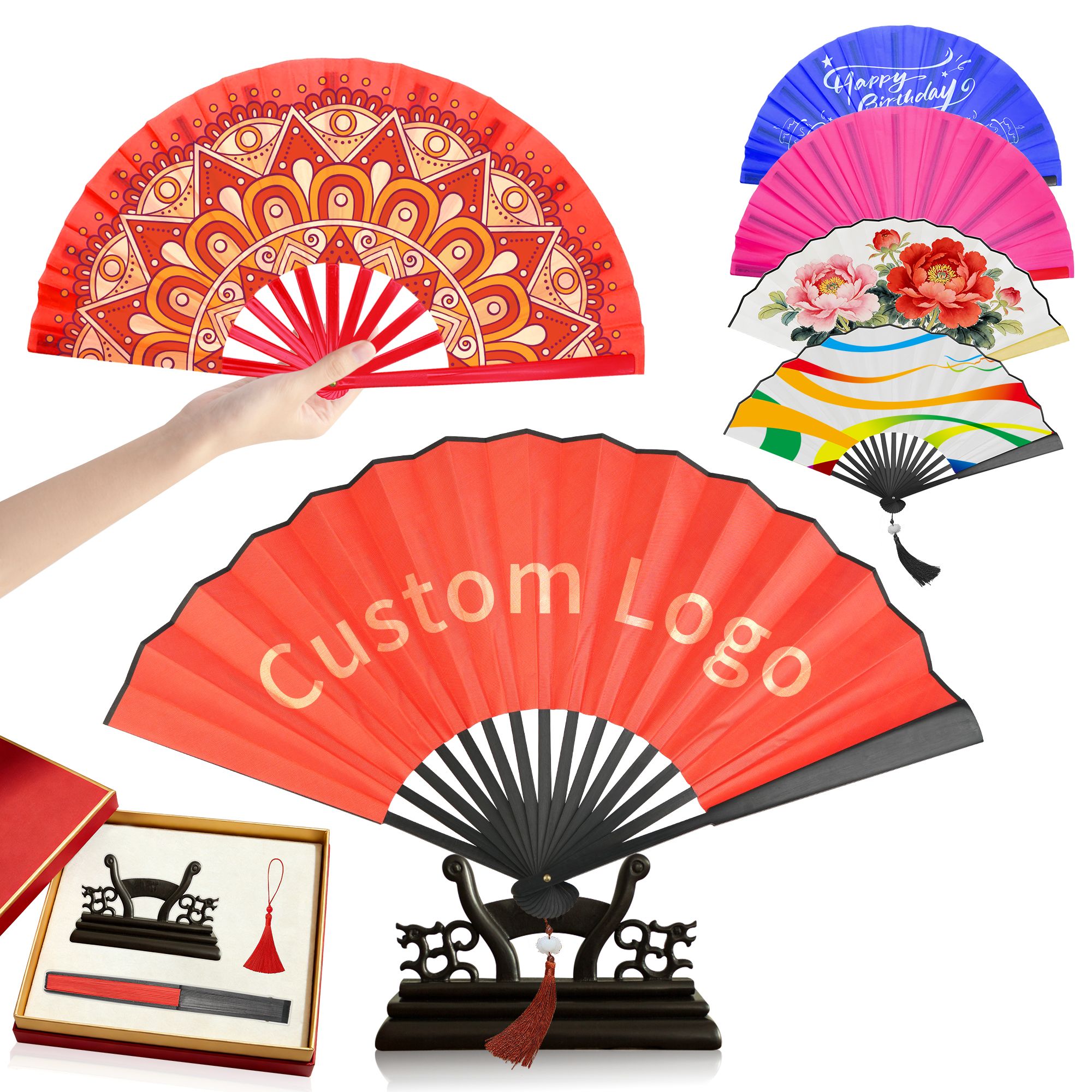 Customized Handheld Fans Custom Folding Hand Fans | OEM Manufacturer of Personalized Foldable ...