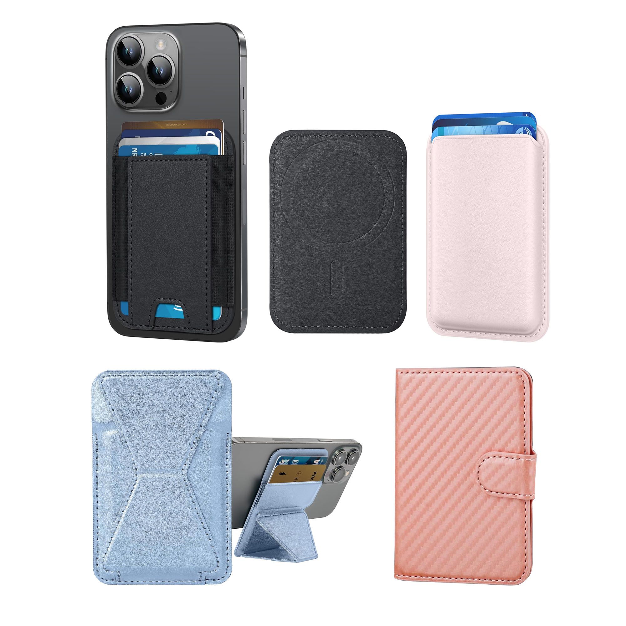 Calling Card Wallet Custom Magnetic Leather Phone Card Wallet | OEM Manufacturer of Custom ...