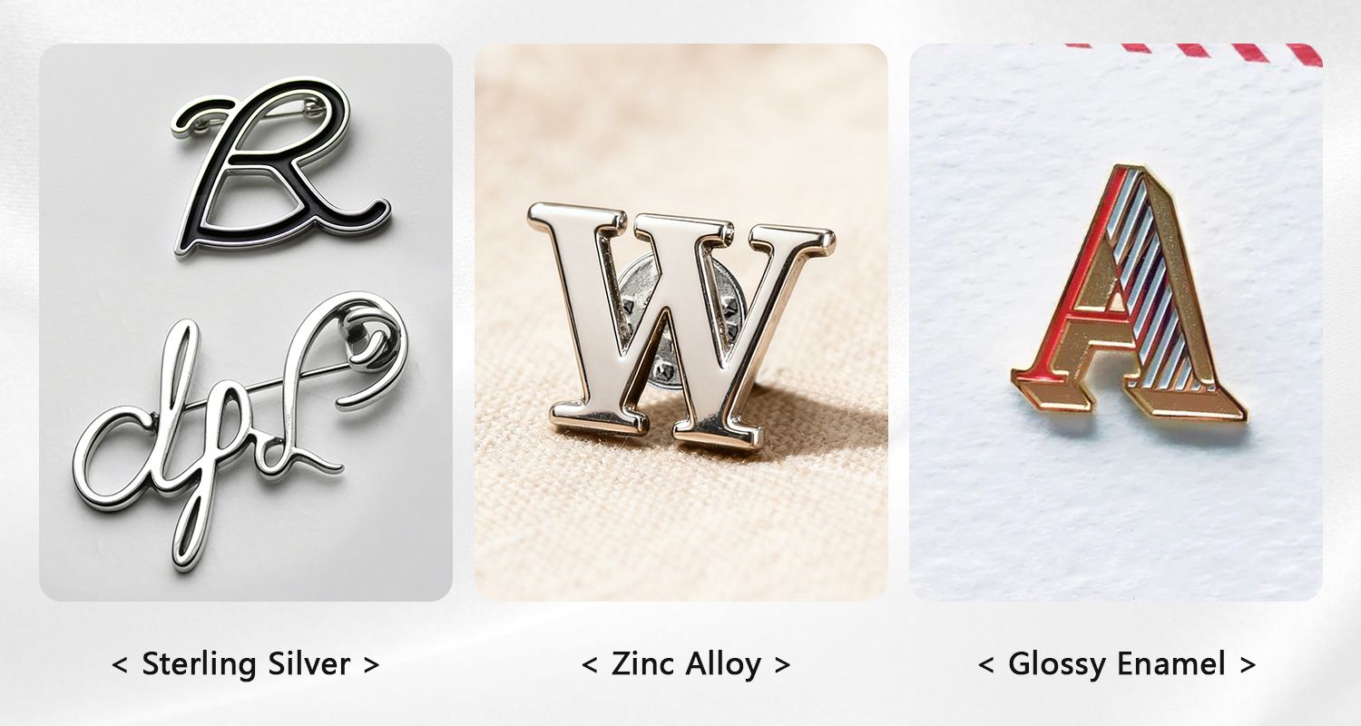 Custom Letter Pins | OEM Manufacturer of ISO-Certified OEM Factory for ...
