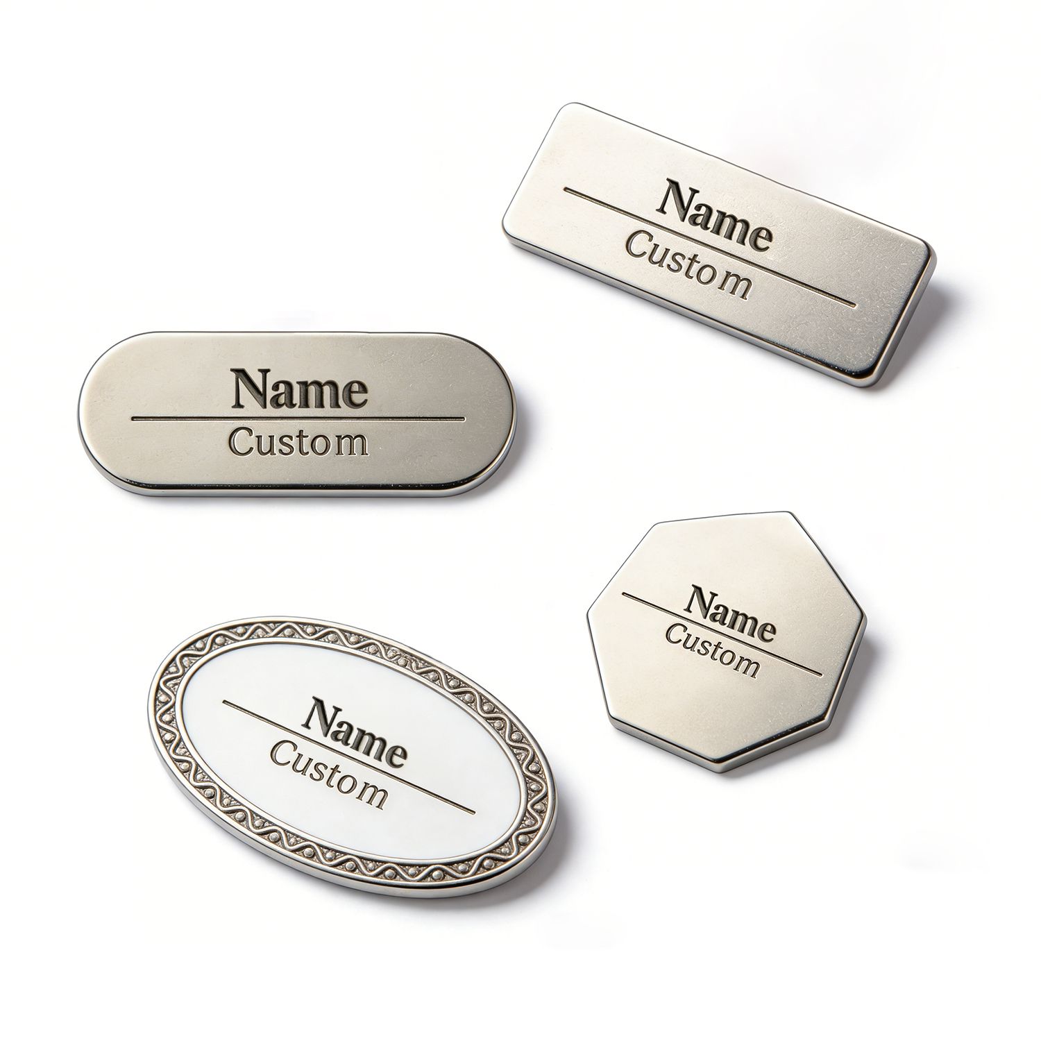 Custom Built Tags Custom Name Tag Badges | OEM Manufacturer of Custom Name Tag Pins for ...