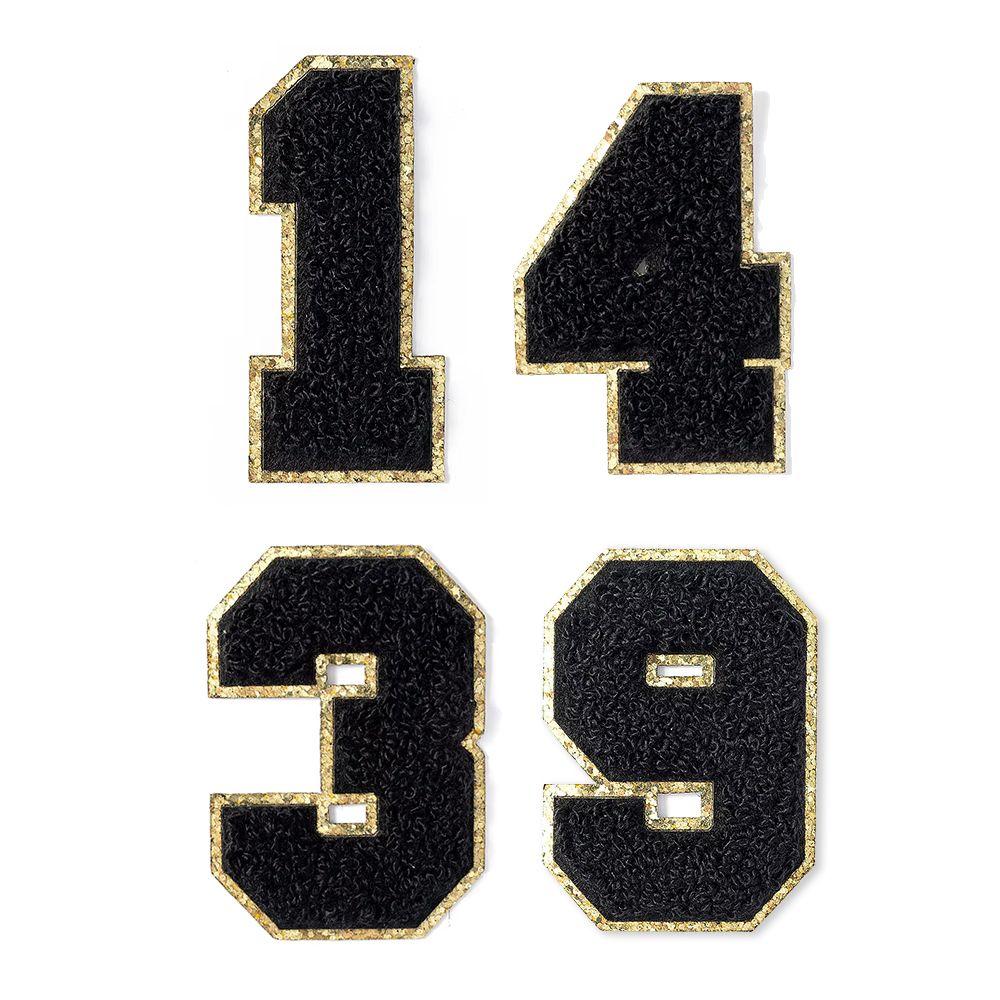 Custom Number Chenille Patch | OEM Manufacturer of Custom Number ...