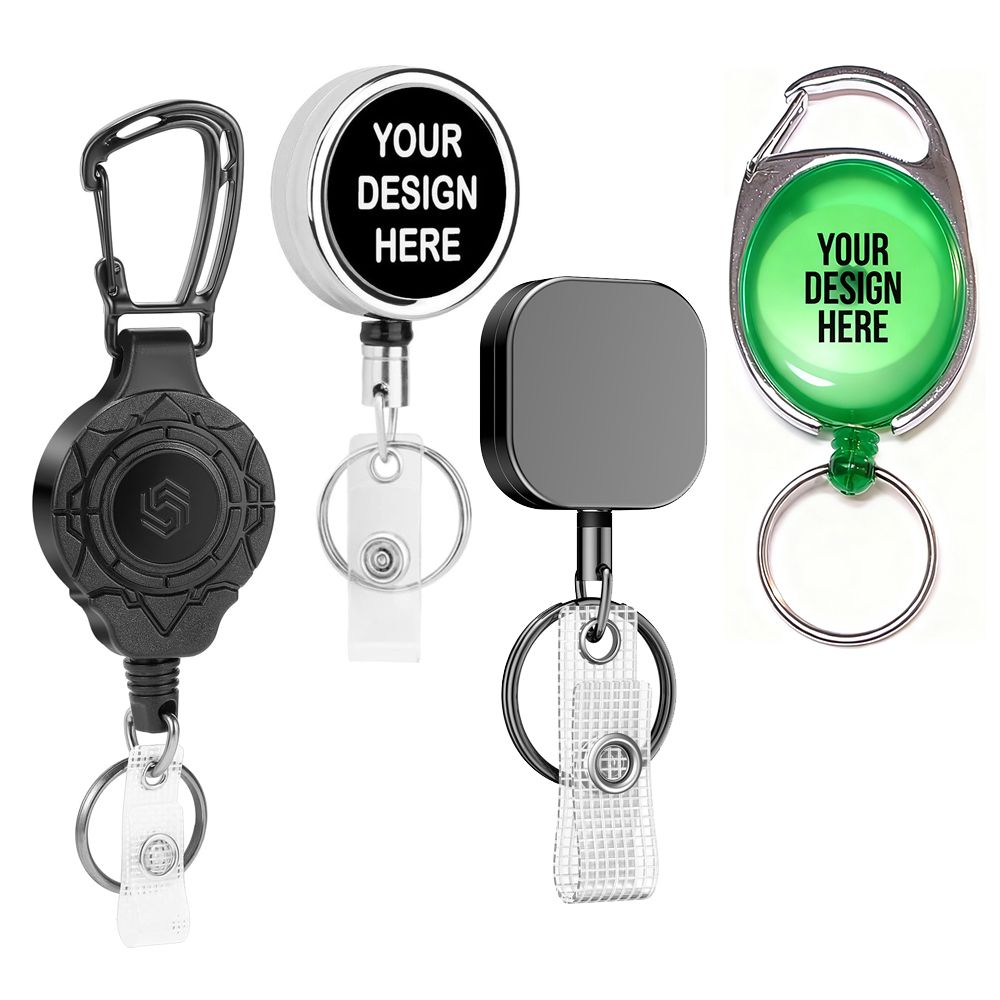 Custom Retractable Key Ring | OEM Manufacturer of Custom Retracting Key ...
