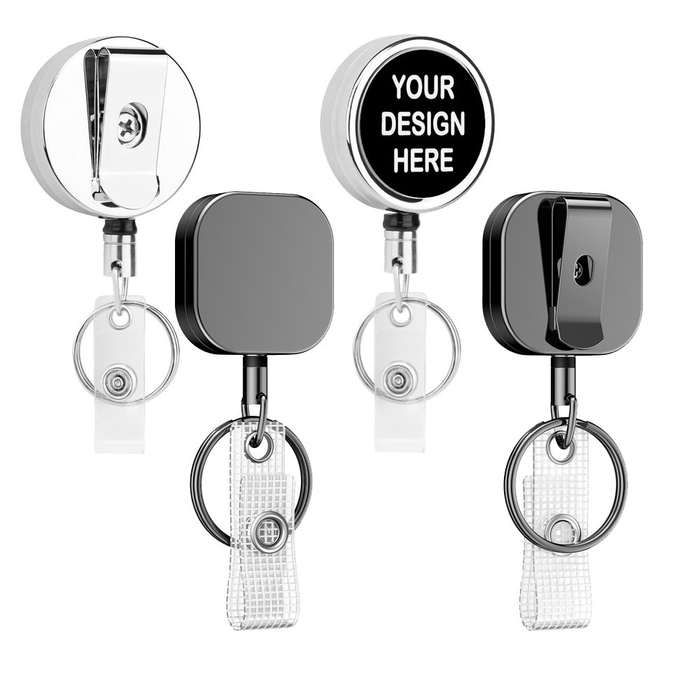 Custom Retractable Key Ring | OEM Manufacturer of Custom Retracting Key ...