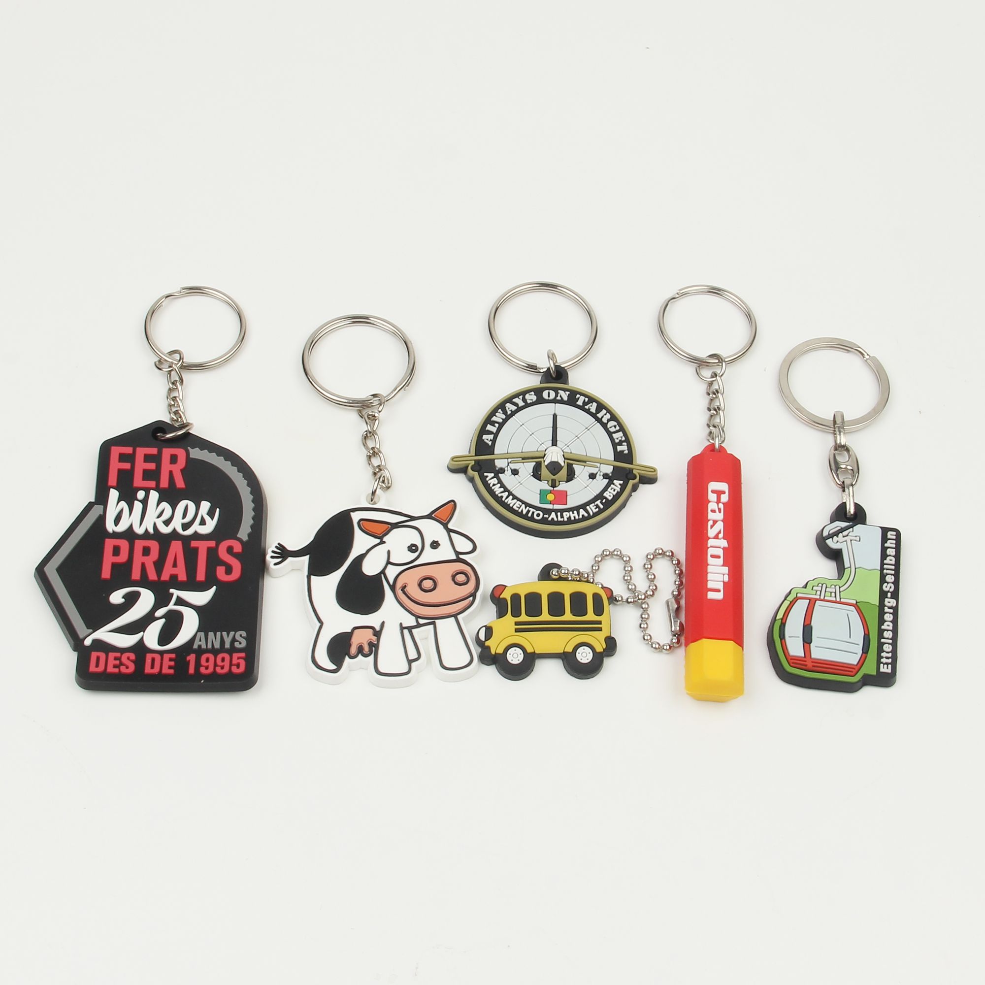 Custom Rubber Keychain | OEM Manufacturer of Customize with soft pvc ...