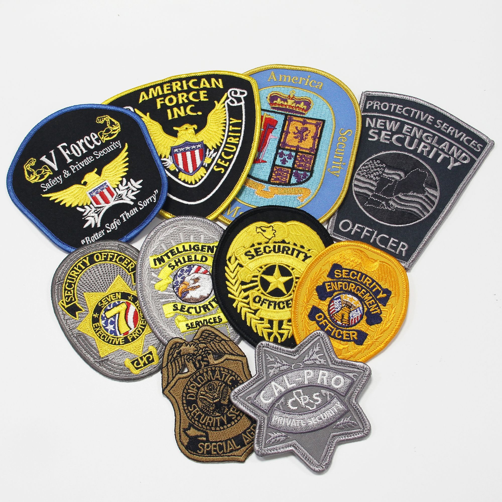 Custom Security Embroidery Patch | OEM Manufacturer of Custom Security ...