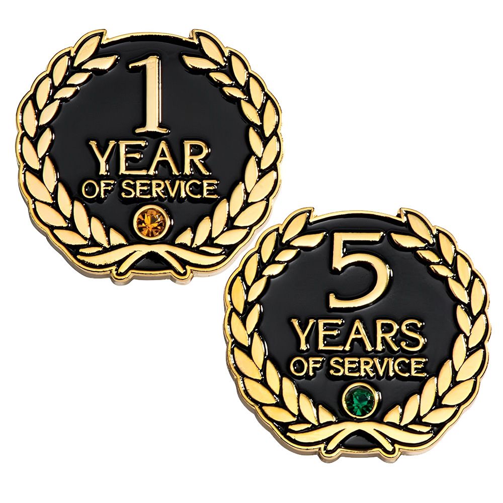Custom Service Award Pin | OEM Manufacturer of Custom award badges with ...