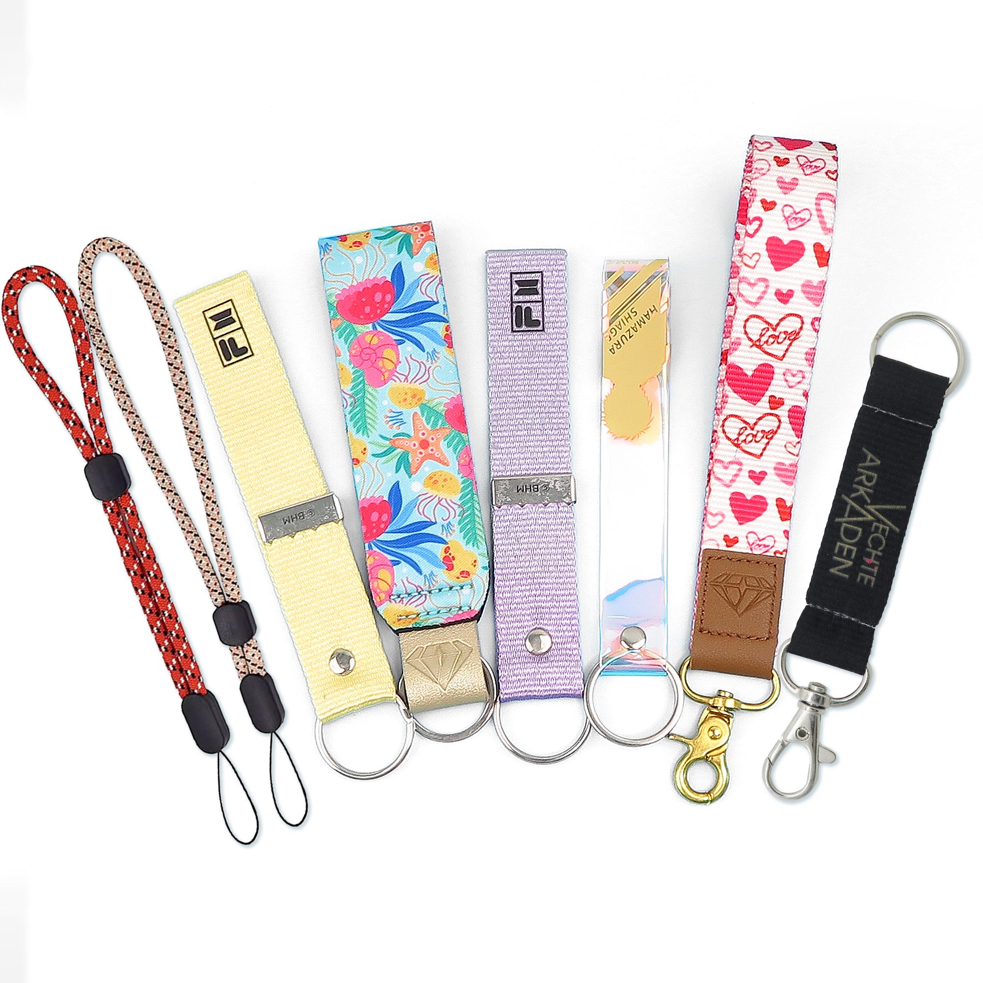 Custom Short Wrist Lanyard | High-Quality Custom Metal Badges ...