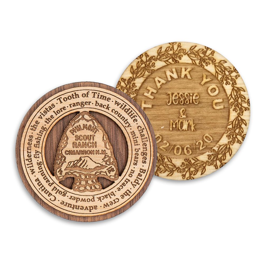 Custom Wooden Coin | OEM Manufacturer of Fully Customizable Wooden ...