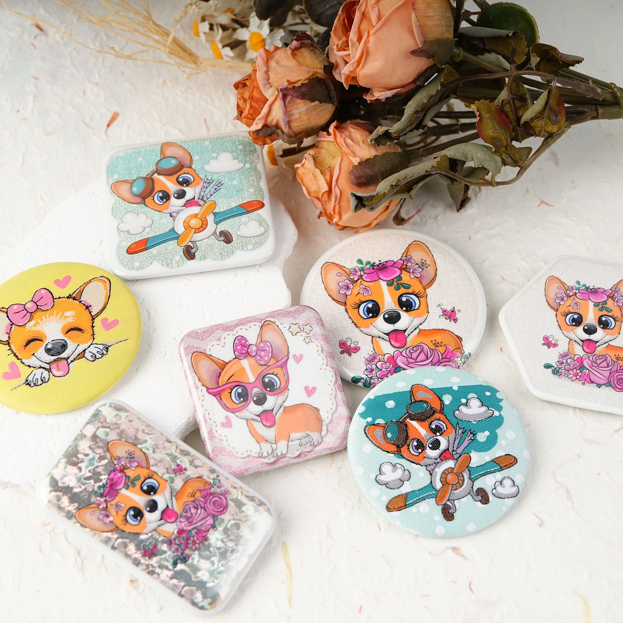 Cute Pinback Button Pin | OEM Manufacturer of Bulk Cute Button Pins ...