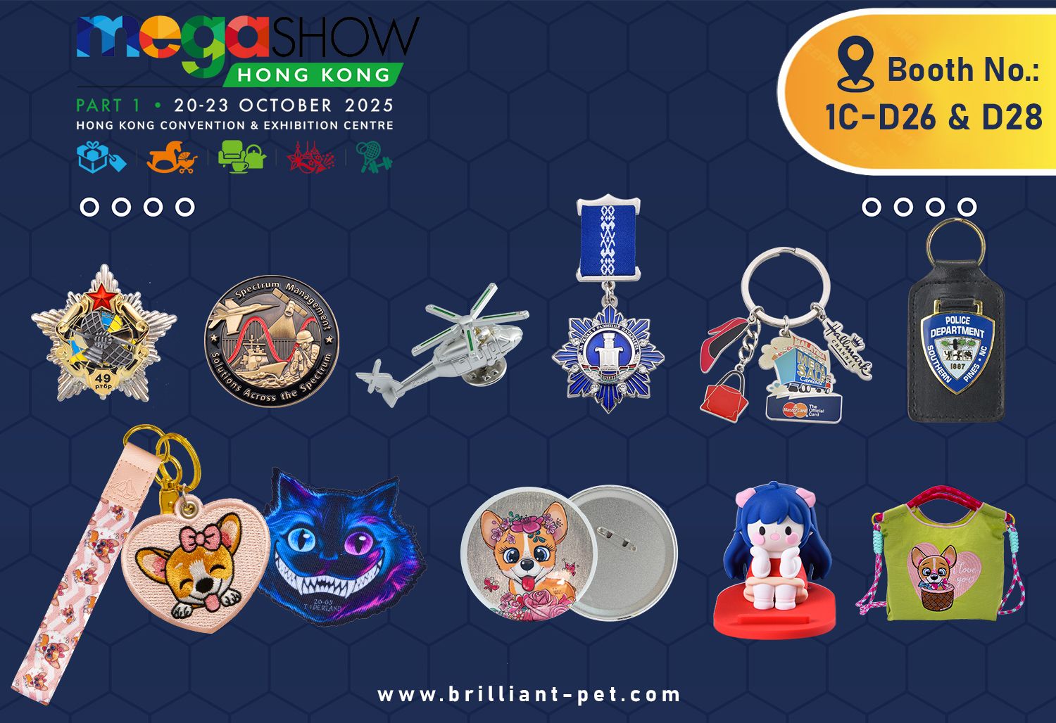 Descubra uma ampla gama de produtos personalizados para todas as ocasiões no estande 1C-D26 & D28