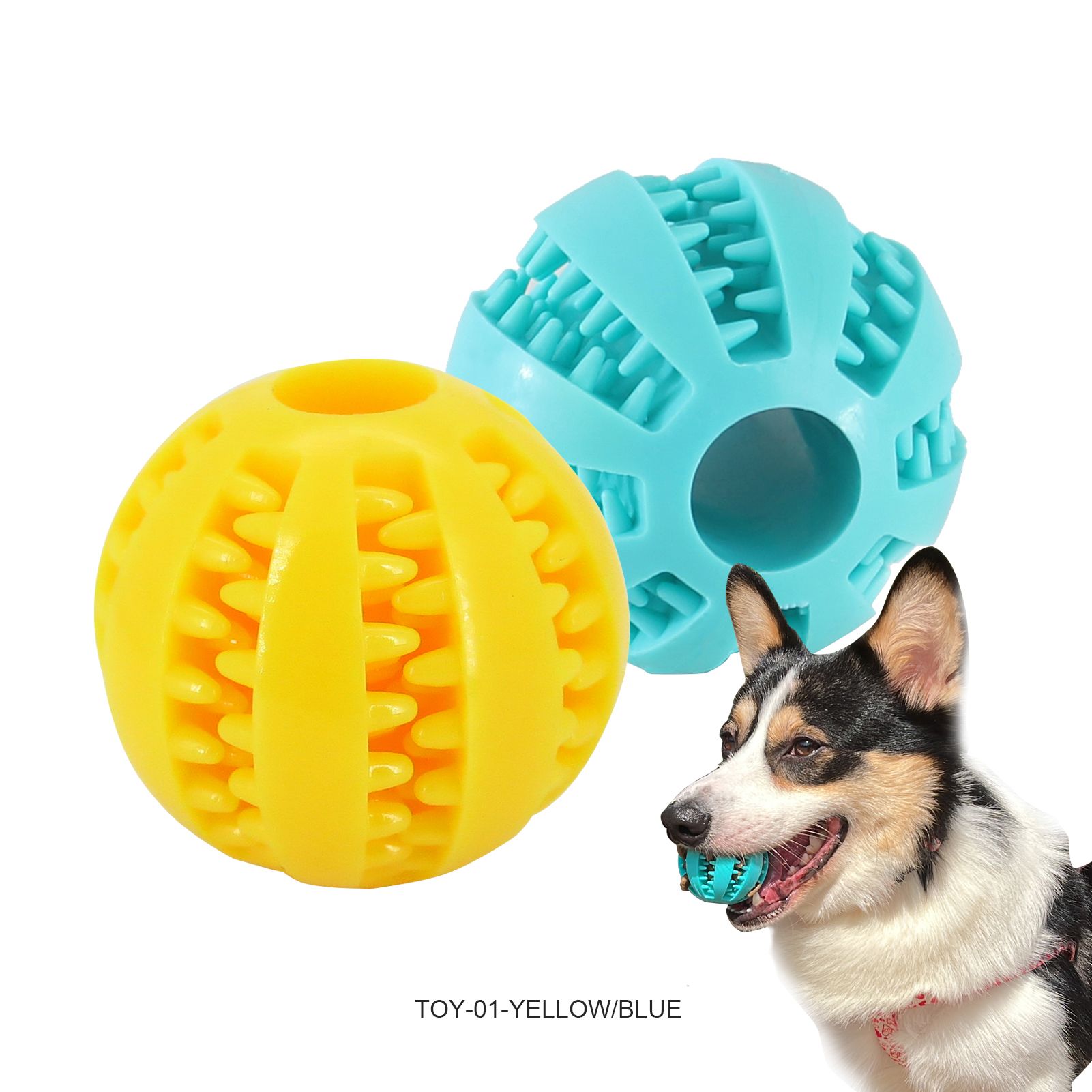 Palline Dispenser Per Cani - 2 Pezzi In Gomma Naturale, Per Giochi E Pulizia Denti - Foto 7