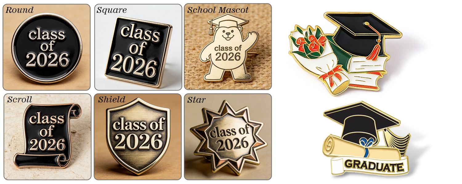 Graduation Bedges Custom Graduation Pin | OEM Manufacturer of Over 40 Years Factory ...