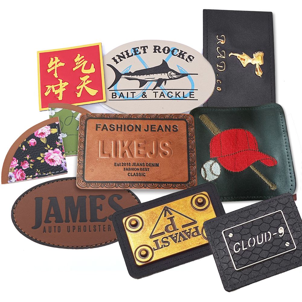 Badges en cuir personnalisés