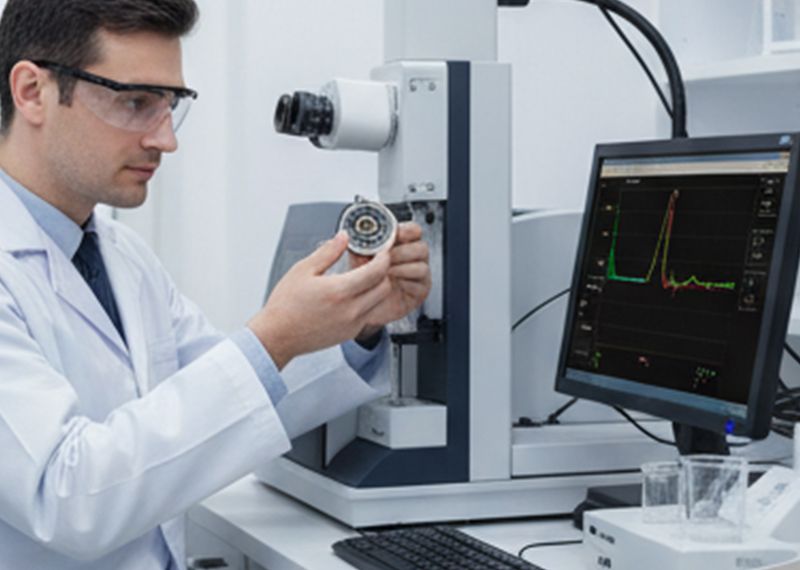 Brilliant's in house testing lab for metal pin and pet products