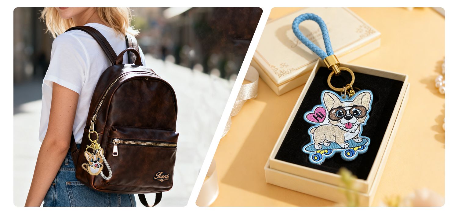 Versatile Applications for Leather Braided Keychains With Embroidered Charms