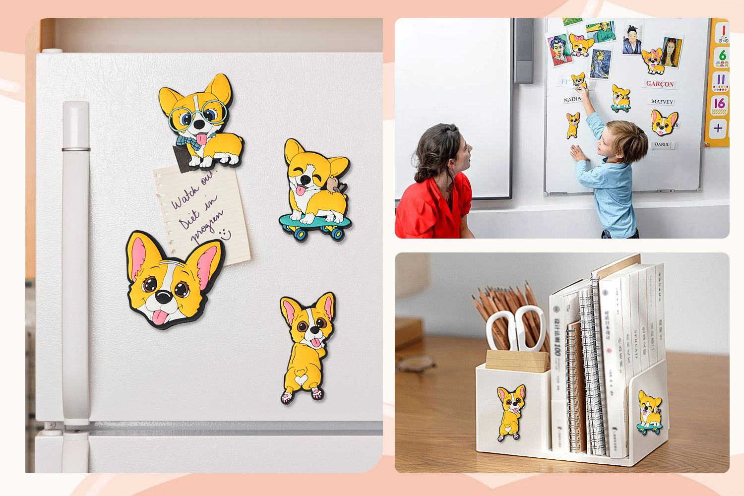 Dog Magnet Display Rack PVC Rubber Dog Magnets For Fridge | OEM Manufacturer of Non-Toxic Soft ...