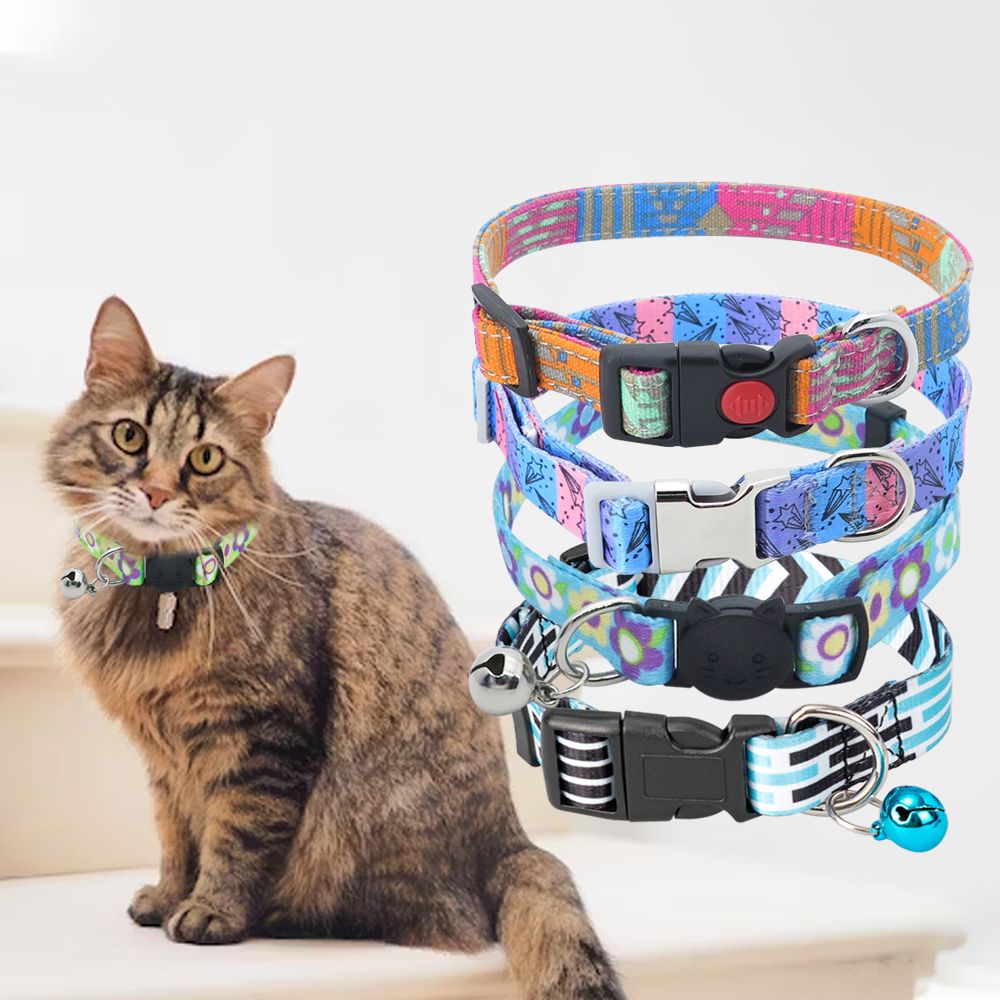 Pattern Cat Collar OEM Manufacturer of Custom Sublimation Polyester