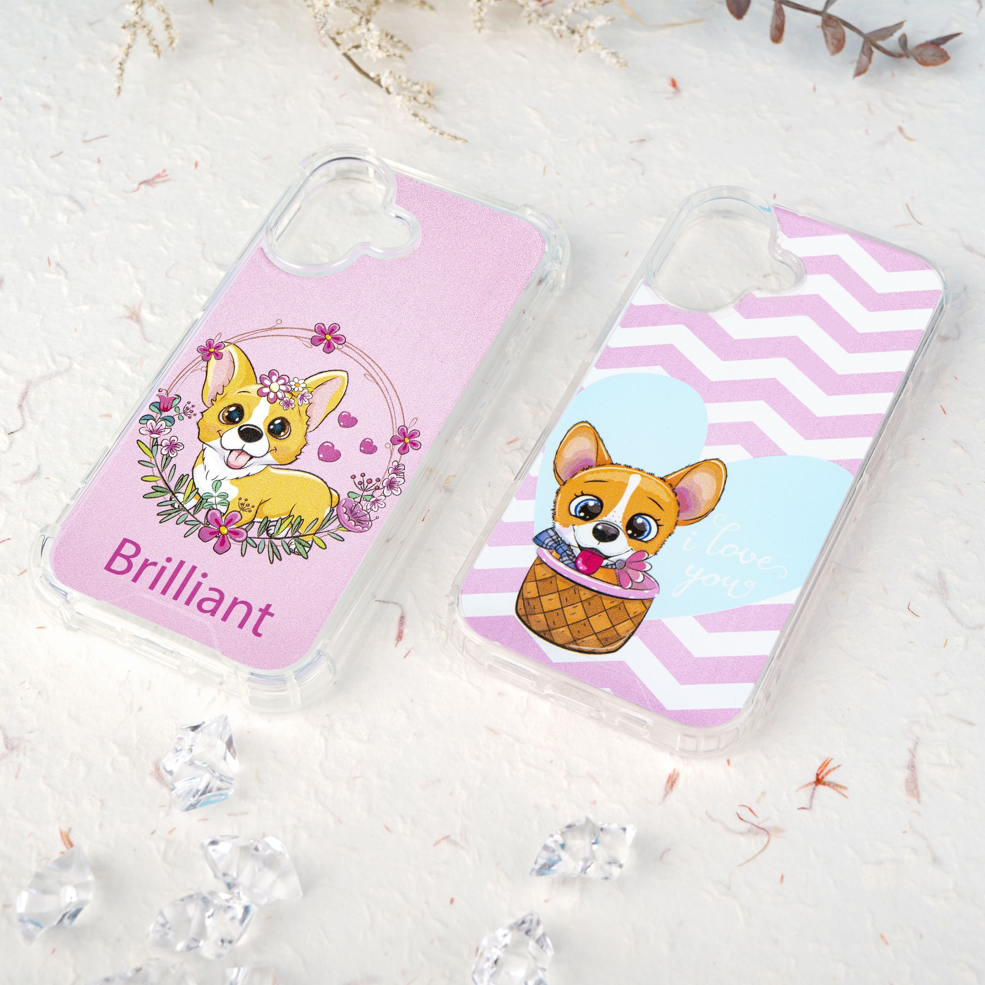 RPD iPhone Xs Max - Catena per cellulare / Collana - Trasparente con pratico cinturino nero