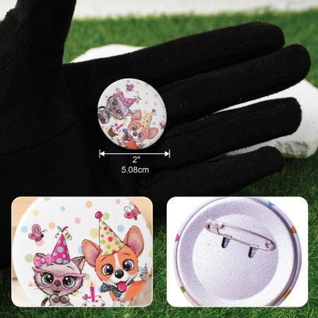 Grosir Tombol Pinback 32mm.