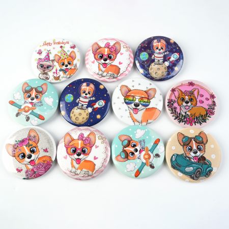 2.25 Inch Button Pin - 2.25 Inch Buttons and Badges Supplier.