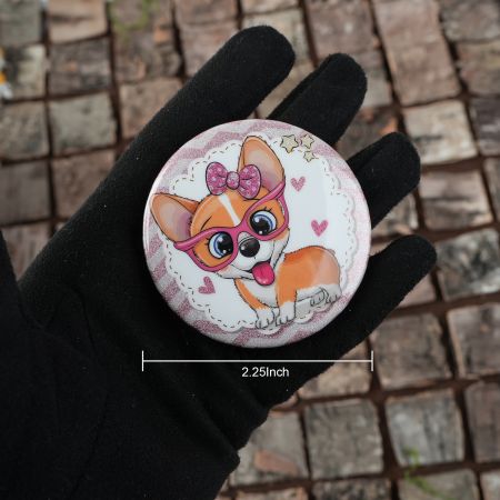 58mm 핀 백 배지 제조업체.