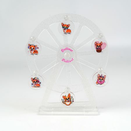 아크릴 대관람차. - 회전 가능한 아크릴 대관람차 스탠디.