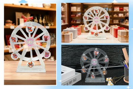 아크릴 대관람차 장식 — 모든 경우에 즉시 전시할 수 있는 솔루션