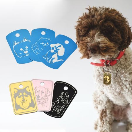Производитель индивидуальных акриловых бирек для домашних животных.