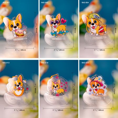 Encantos de soporte de acrílico mecedora al por mayor.